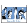 Card Happy Birthday Blues