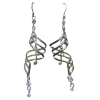 Earrings Silver Note Drops