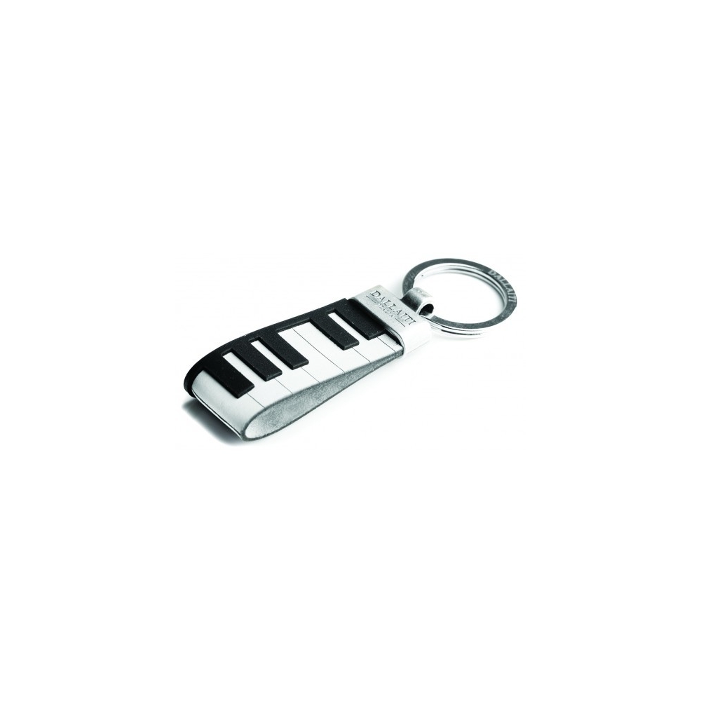 Italian Leather Keyring - Keyboard