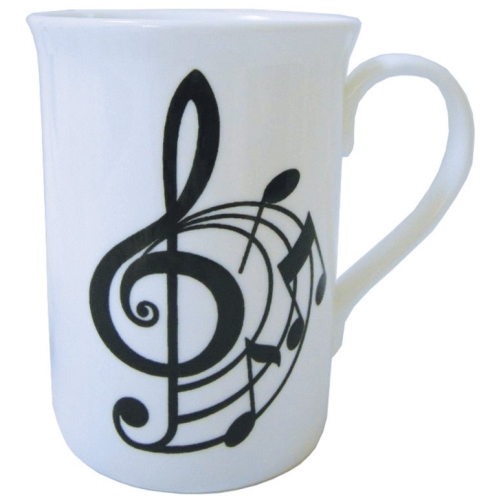 Music Gift Mug Spiral Treble Clef