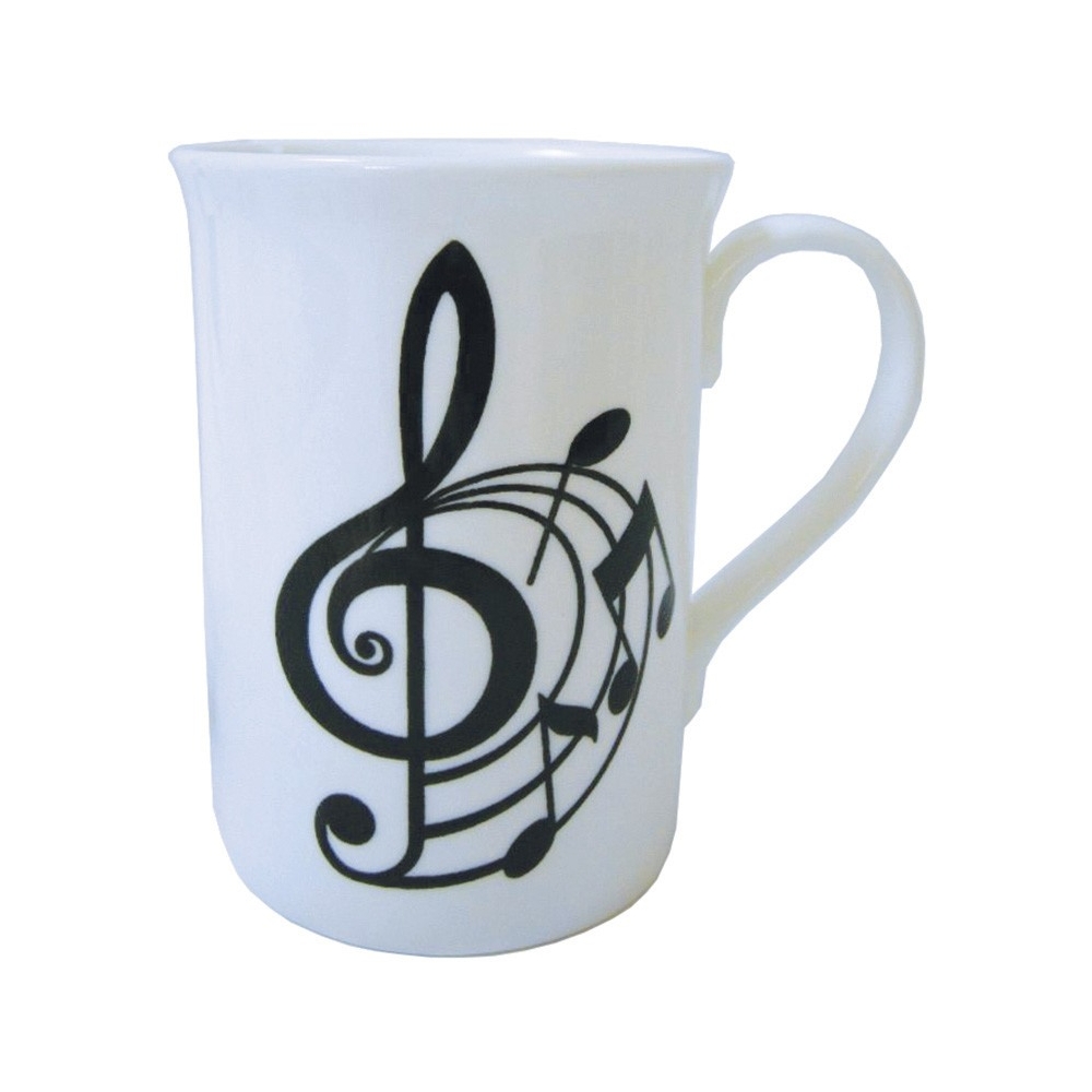 Music Gift Mug Spiral Treble Clef