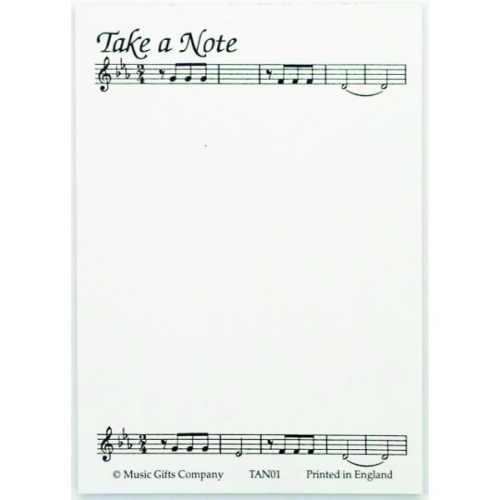 A6 Notepad Take A Note