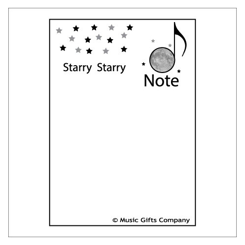Notepad Starry Starry Note