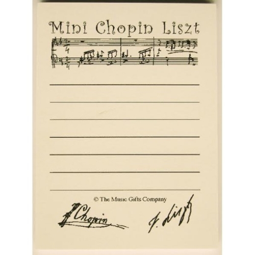 Sticky Pad Chopin Liszt