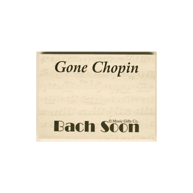 Sticky Pad Gone Chopin