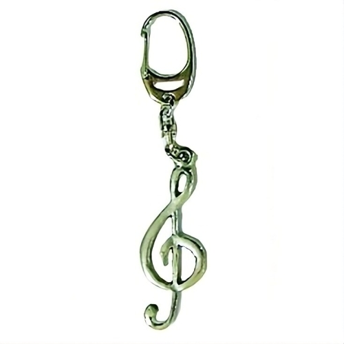 Keyring Treble Clef