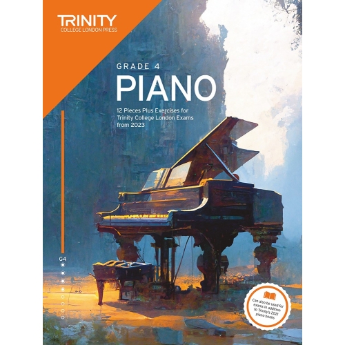 Trinity College London Piano Exam Pieces Plus Exercises from 2023: Grade 4