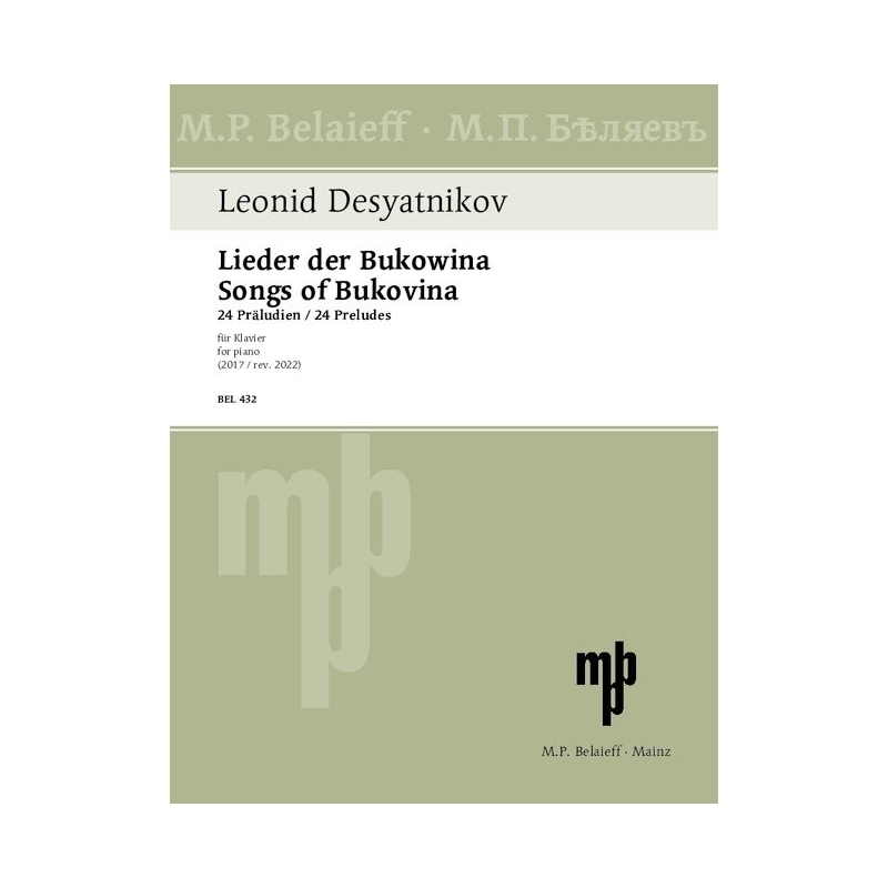 Desyatnikov, Leonid - Songs of Bukovina