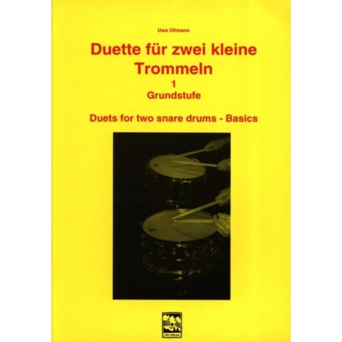Oltmann, Uwe - Duette für zwei kleine Trommeln 1 Vol. 1