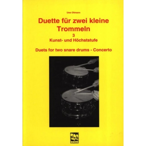 Oltmann, Uwe - Duette für zwei kleine Trommeln 3 Vol. 3