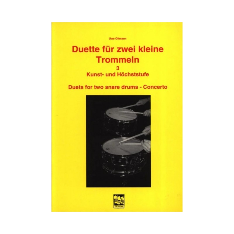 Oltmann, Uwe - Duette für zwei kleine Trommeln 3 Vol. 3