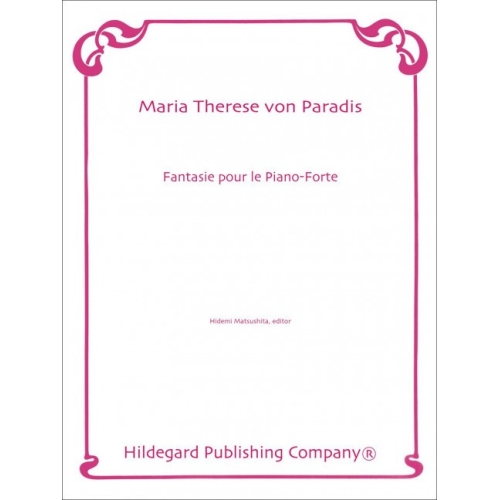 Paradis, Maria Theresia von - Fantasie pour le Piano-Forte