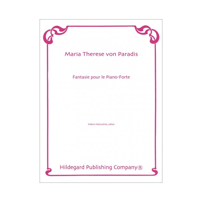 Paradis, Maria Theresia von - Fantasie pour le Piano-Forte