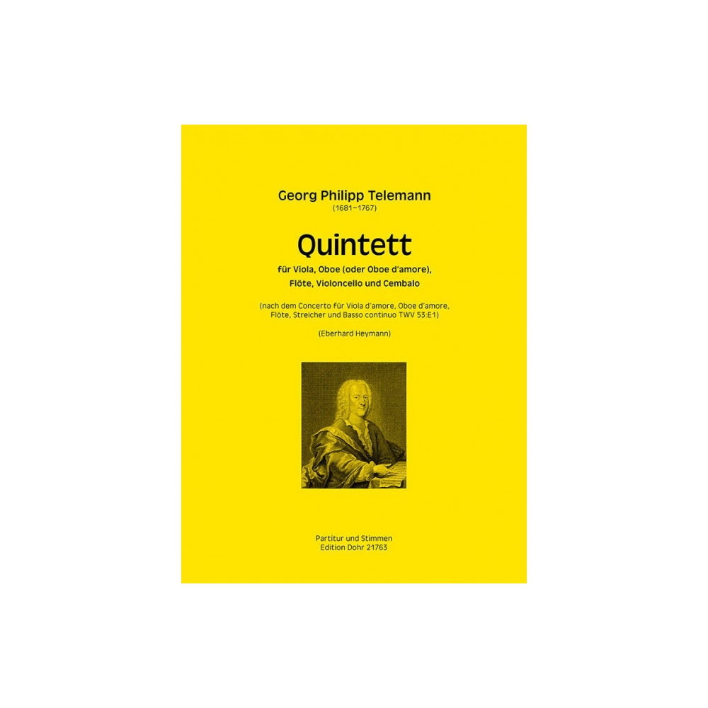 Telemann, Georg Philipp - Quintett E-Dur TWV 53:E1 
