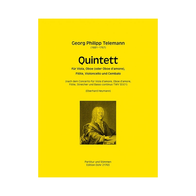 Telemann, Georg Philipp - Quintett E-Dur TWV 53:E1 