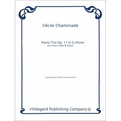 Chaminade, Cécile - Piano Trio in G Minor op. 11