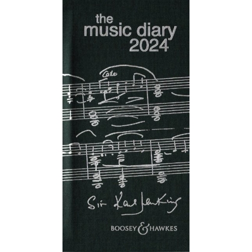 Music Diary 2024: Black