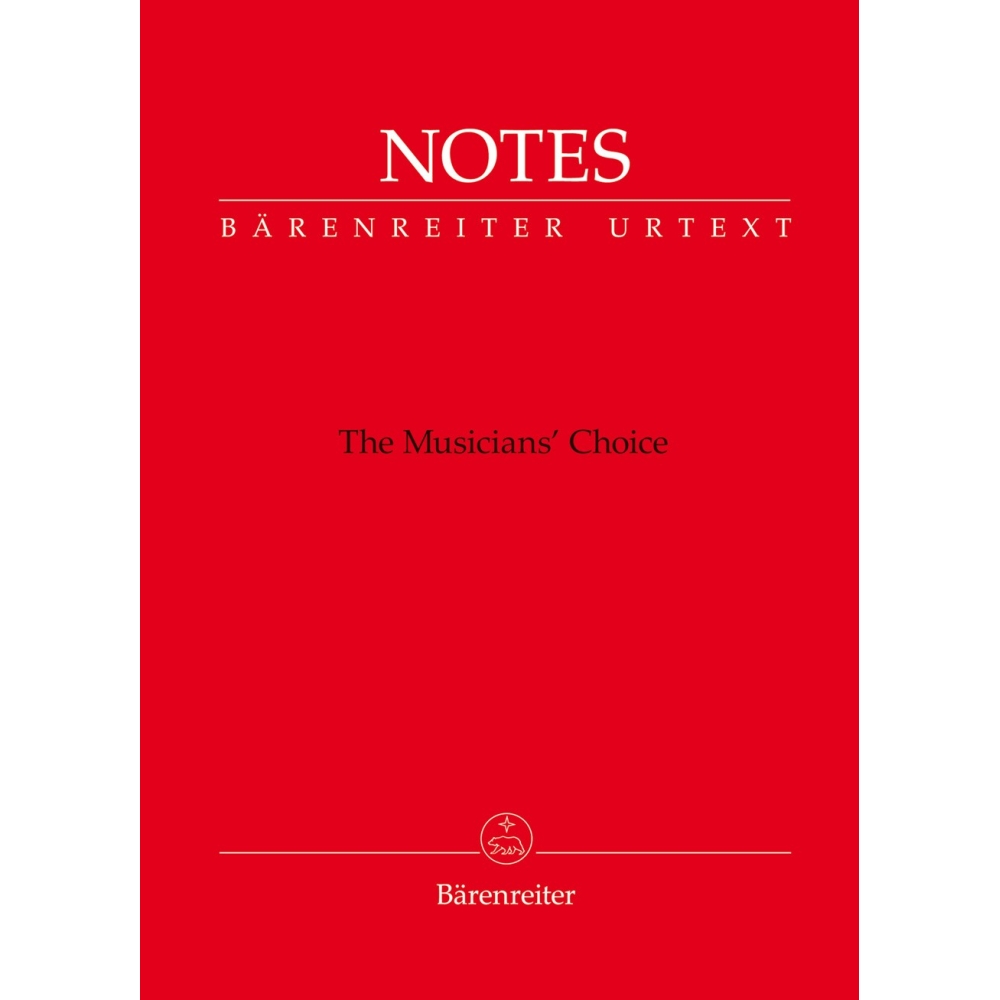Barenreiter Notes - The Musicians' Choice - Red