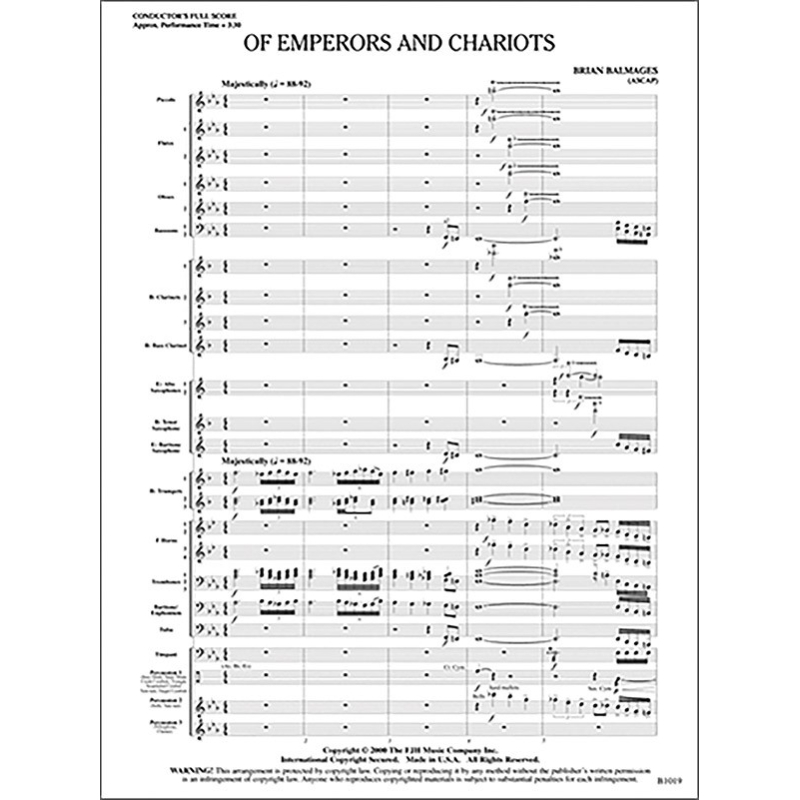 Brian Balmages - Of Emperors and Chariots