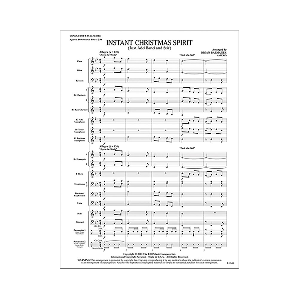 Brian Balmages - Instant Christmas Spirit
