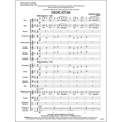 Timothy Loest - Dedicatum
