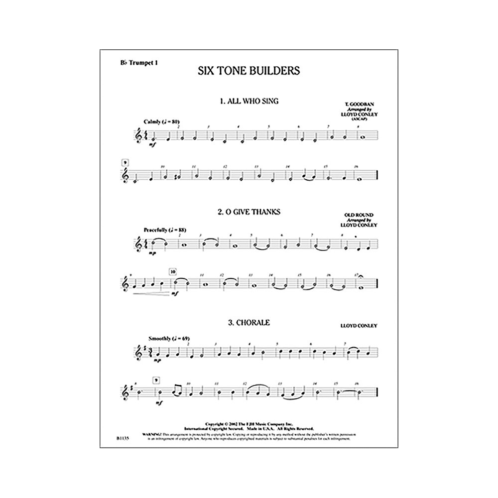 Lloyd Conley - Six Tone Builders, Set 1