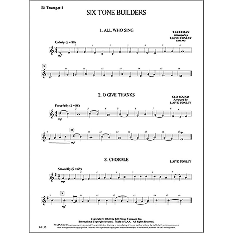 Lloyd Conley - Six Tone Builders, Set 1