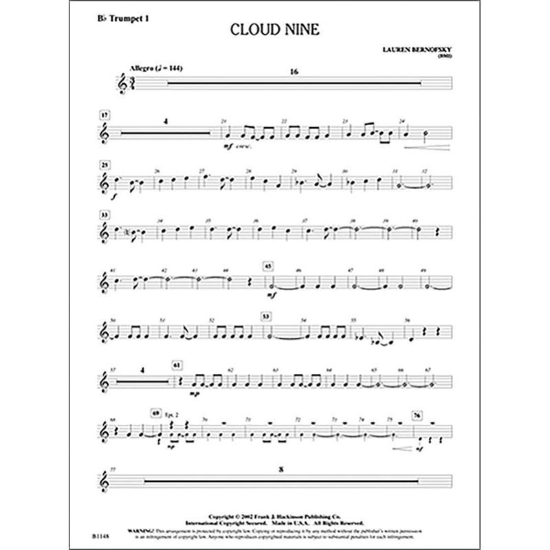 Lauren Bernofsky - Cloud Nine