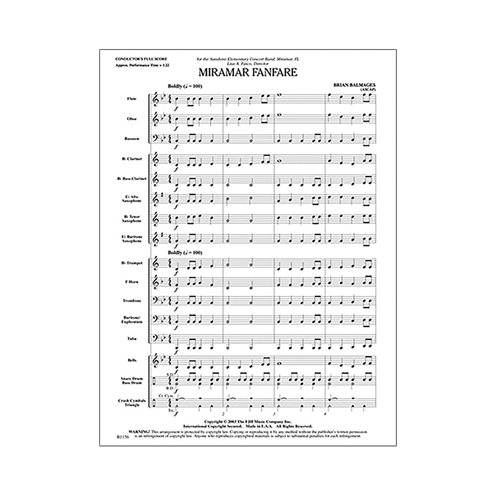 Brian Balmages - Miramar Fanfare