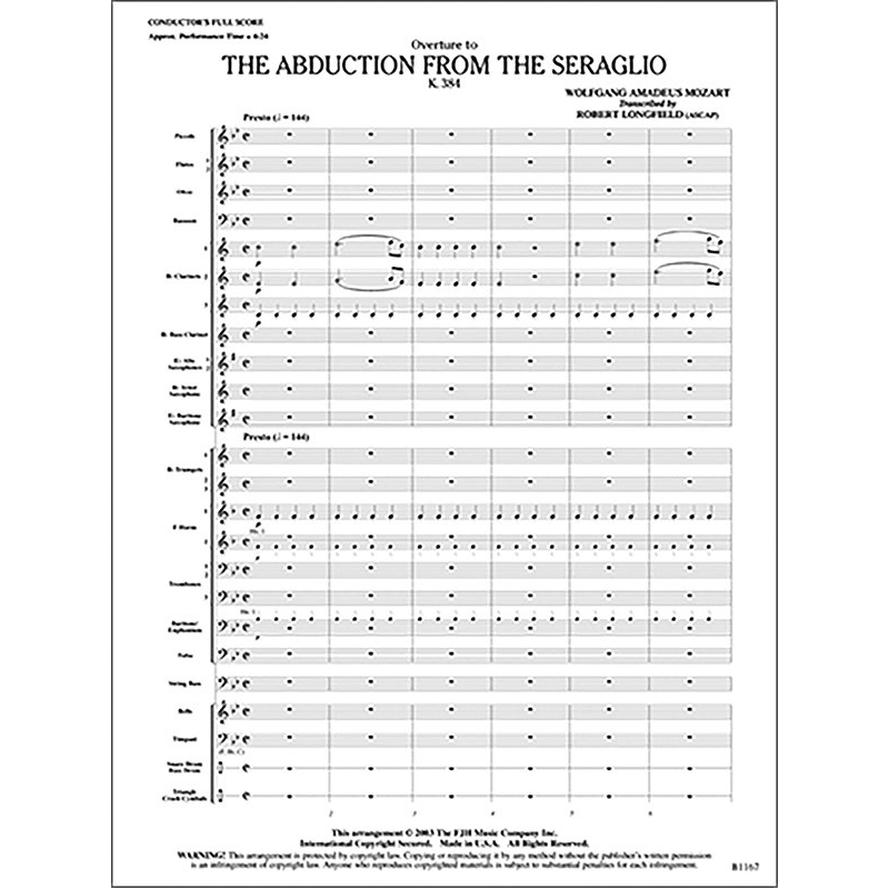 W.A Mozart - The Abduction from the Seraglio