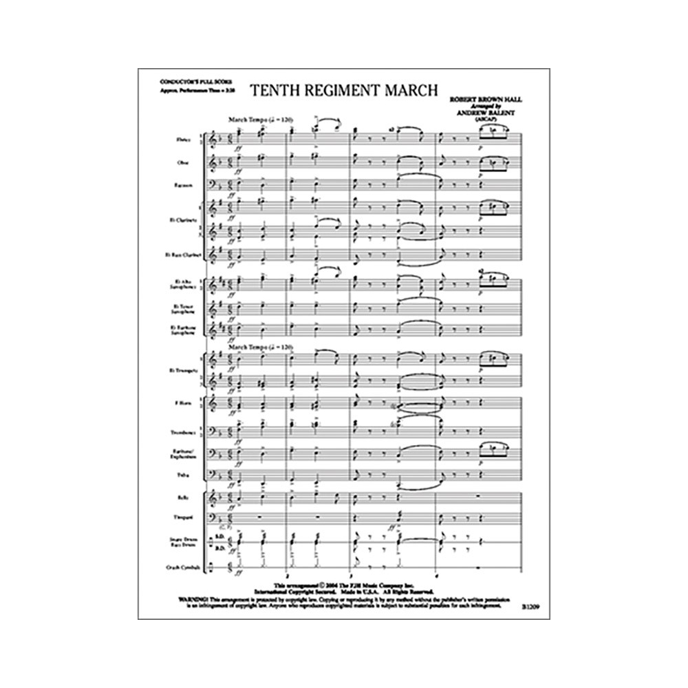 Tenth Regiment March (Concert Band)