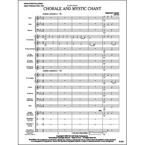 Timothy Loest - Chorale and...
