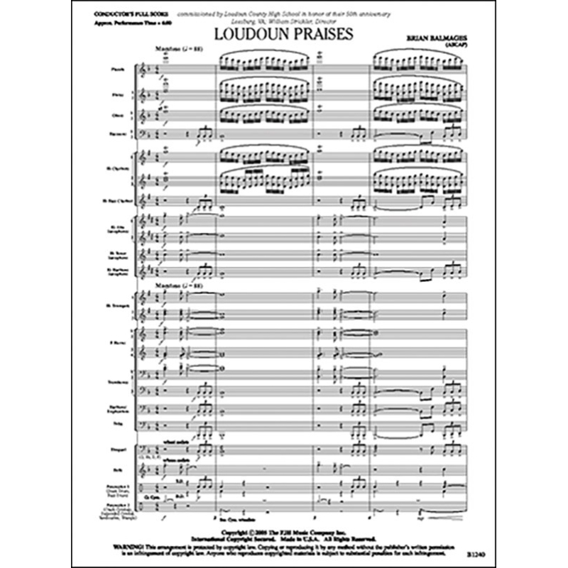 Brian Balmages - Loudoun Praises