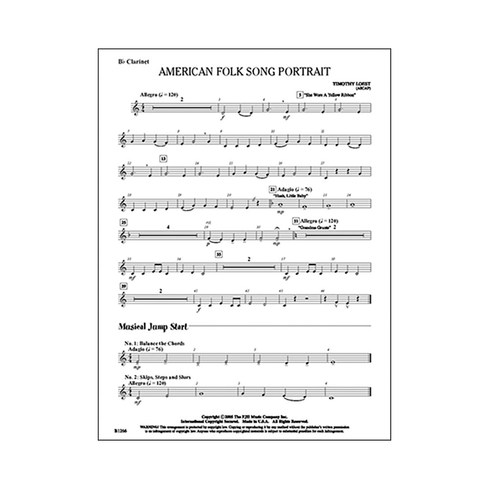 Timothy Loest - American Folk Song Portrait