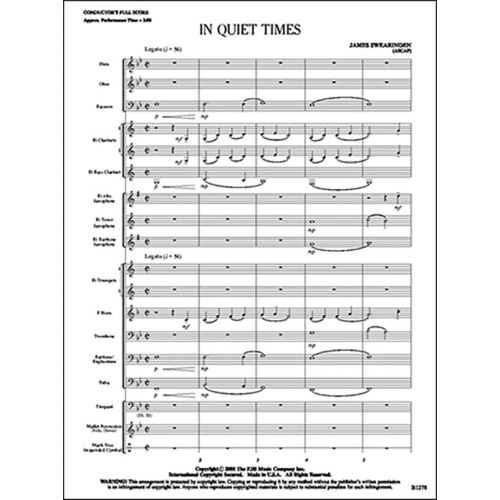 James Swearingen - In Quiet...