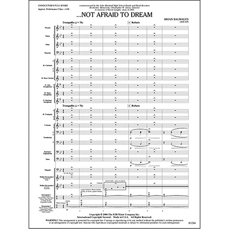 Brian Balmages - Not Afraid To Dream