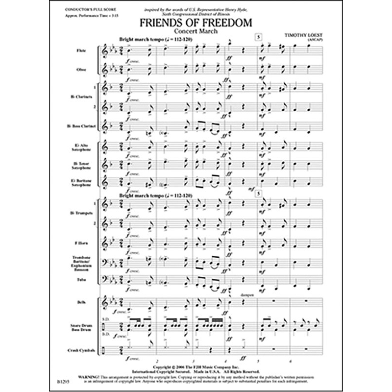 Timothy Loest - Friends Of Freedom Concert March