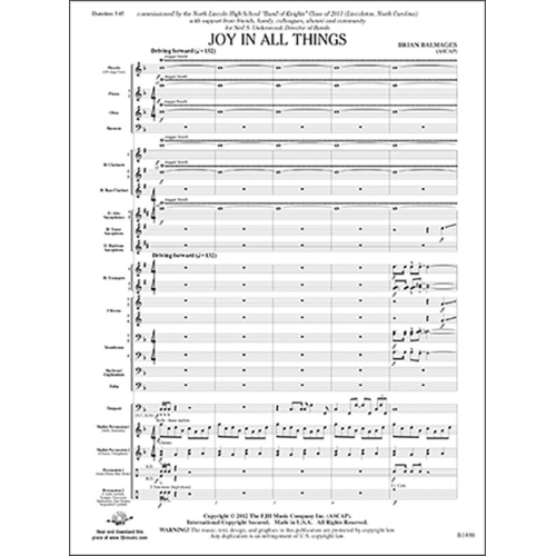 Brian Balmages - Joy In All...