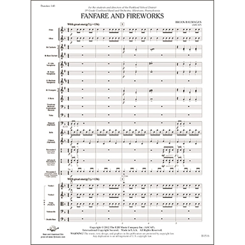 Brian Balmages - Fanfare and Fireworks