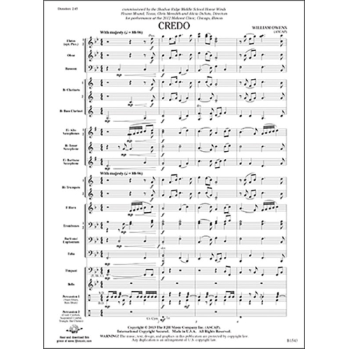 William Owens - Credo