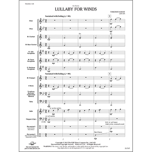 Timothy Loest - Lullaby for...
