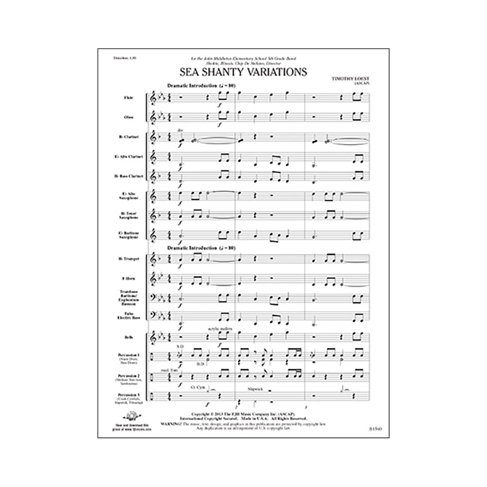Timothy Loest - Sea Shanty Variations