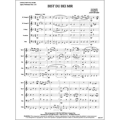 Bach, J.S - Bist Du Bei Mir