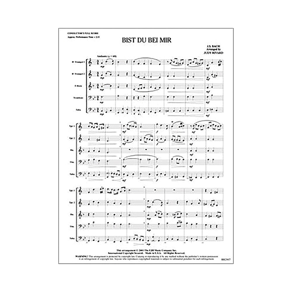 Bach, J.S - Bist Du Bei Mir