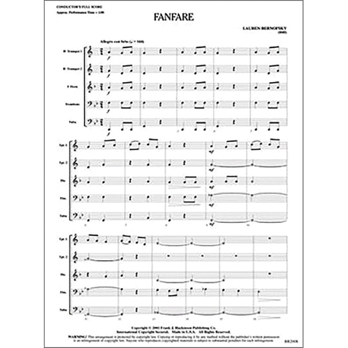 Lauren Bernofsky - Fanfare