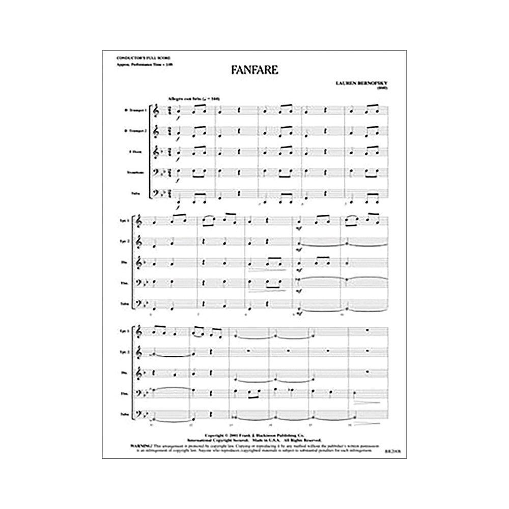 Lauren Bernofsky - Fanfare