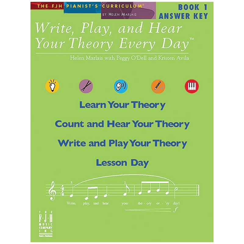Write, Play And Hear Theory Every Day - Book 1