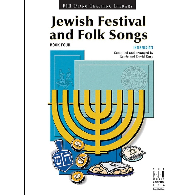 Jewish Festival & Folk Songs Book 4 Intermediateo