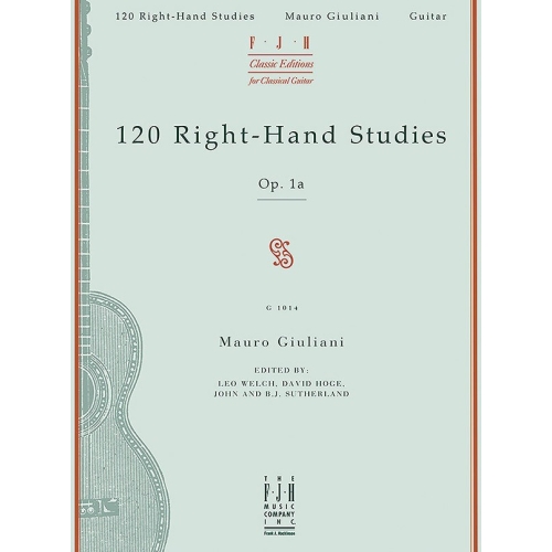 Mauro Giuliani - Right Hand Studies(120) Op.1A