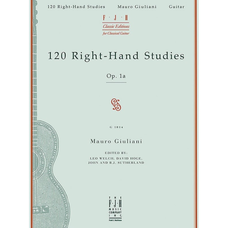 Mauro Giuliani - Right Hand Studies(120) Op.1A